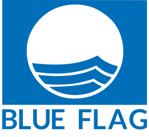 Blue flag New Aegli Beach